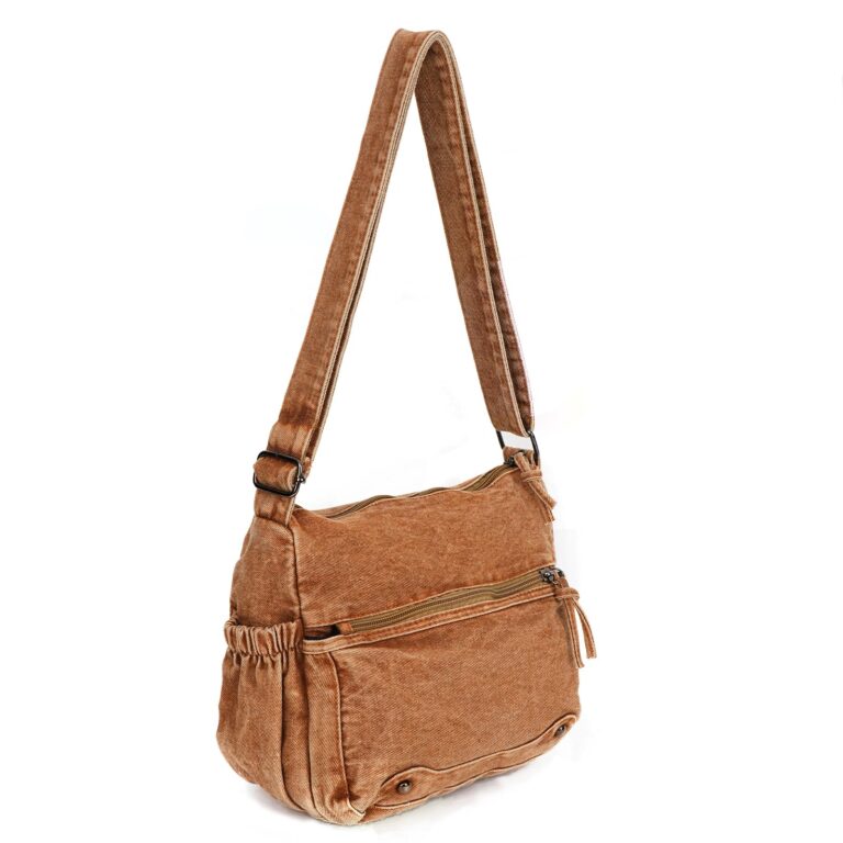 Review: GUCCI Denim Leather Canvas Shoulder Bag Accessory Pouch Sherry