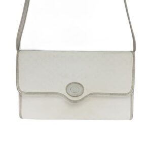 GUCCI Shoulder Bag WHT From Japan