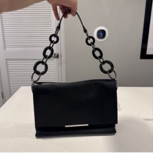 Celine Black Leather Blade Shoulder Bag 2-Way