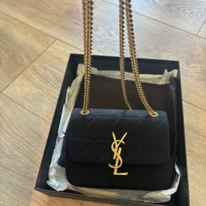 Yves Saint Laurent Jamie Mini Bag (Quilted Black Jersey)