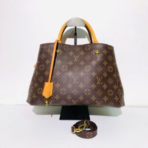 Louis Vuitton Montaigne Monogram Canvas And Leather Tote - Very Good #CGMWBY