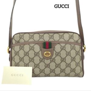 GUCCI GG Canvas Shoulder Bag