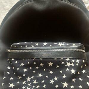 Saint Laurent Black White Star Print