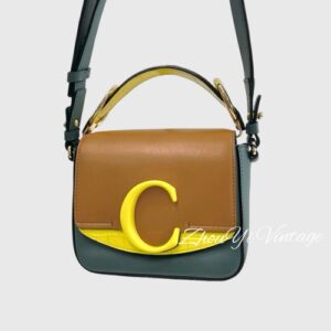 Chloe Pre-Owned Authentic Crossbody Colorblock Free Tracked Shipping