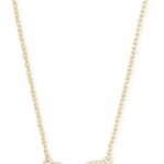 Kendra Scott Ari Heart Adjustable Length Pendant Necklace for Women, Fashion Jewelry