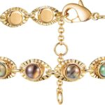 MEVECCO Bracelet for Women 14K Gold Plated Dainty Chain Simple Jewelry Cute Handmade Minimalist for Her