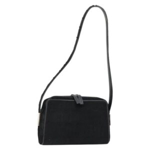 GUCCI Shoulder Bag Harako leather Black Silver 007 1014 0274 5 Auth 183309