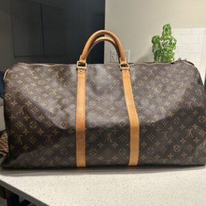 Best06 LOUIS VUITTON KEEPALL BANDOULIERE 55 BAG MONOGRAM M41414 VI872 RQ03448