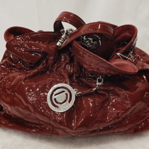 Christian Dior Patent Leather Hobo Bag DX262 @pre-verified by eBay 26.06.18