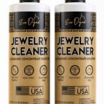 Ultrasonic Jewelry Cleaner Solution (16 fl oz Total) | Ultrasonic Cleaner Solution for Diamond, Gold, Silver, Gemstones & more – Concentrated Jewelry Cleaner for Sonic and Ultrasonic Machines