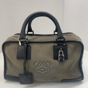 LOEWE VINTAGE SUEDE CUBO BAG (EZ9003785)