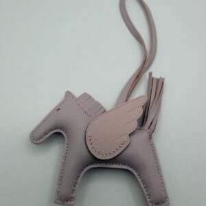 Hermes Pegasus Bag Charm Pink Luxury Bag Accessory Lightweight Gift