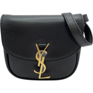 SAINT LAURENT Shoulder Bag Black Leather Shoulder Bag 623097 #OKB3389