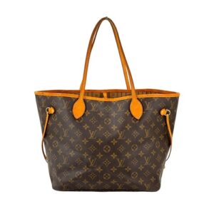 LOUIS VUITTON Neverfull MM Monogram Canvas Brown Women Shoulder Tote Bag M40156