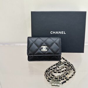 Chanel Mini Matelasse High Leather Chain Waist Pouch