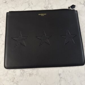GIVENCHY Star design Clutch bag Pouch Black
