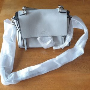New Chloe leather shoulder bag 3S1322-HGJ, airy grey (see description)