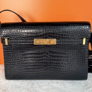 YSL SAINT LAURENT Black Patent Leather  DX157 @pre-verified by eBay 26.06.25