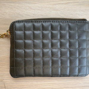 celine calfskin with c chain coin purse