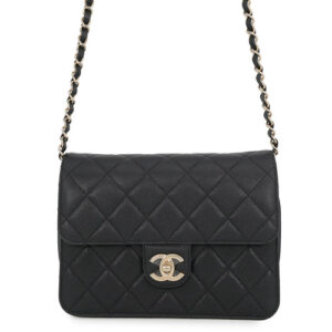 Chanel Coco Mark Matelassé Flap Small Caviarskin AS3003 Shoulder Bag #TZB3004