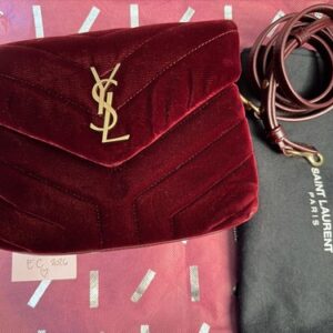 Saint Laurent LouLou Velvet w/ Strap & Dust Bag