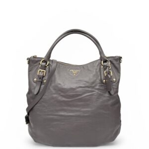Prada Tote Bag Grey Calfskin (xd031926a4)