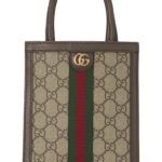 Review: GUCCI Ophidia GG Supreme mini Handbag canvas leather Beige……