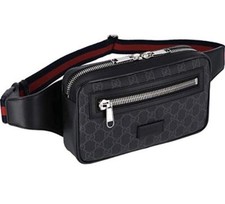 Gucci GG Supreme GG Belt Bag Black Leather