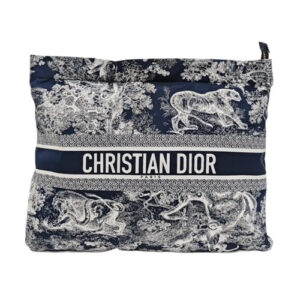 【Authentic】 DIOR Book Tote Blue Cloth Bags (DDP)