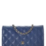 Review: Chanel HandBag Matelasse Chain Shoulder Lambskin Navy 490184 (2026…