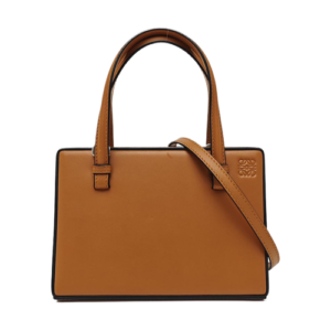 【Authentic】 LOEWE Postal Brown Leather Handbags (DDP)